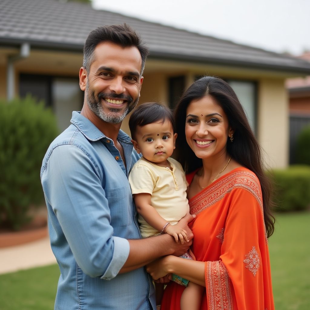 Sanjay & Priya, a family from India